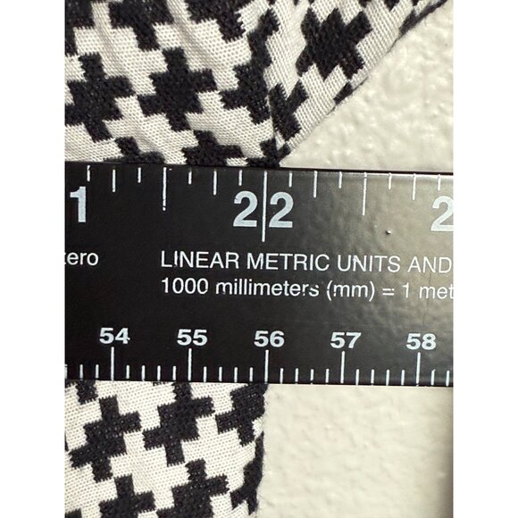 Liz Claiborne Womens Houndstooth Suit Jacket XL Black & White Career Business‎ - Picture 10 of 12